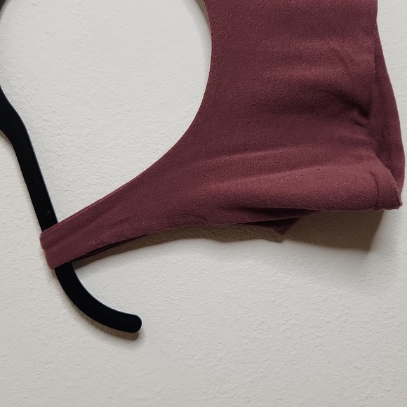 OOTDFash mauve Leggings set with matching crop tank - Picture 5 of 5